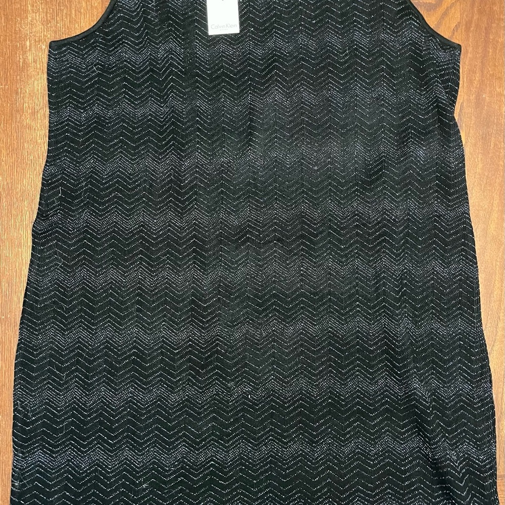 Calvin Klein Women's Black Sleeveless Top